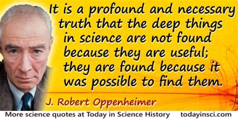 J. Robert Oppenheimer Famous Quote