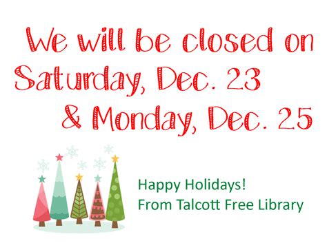 Printable Closed For The Holiday Sign Template