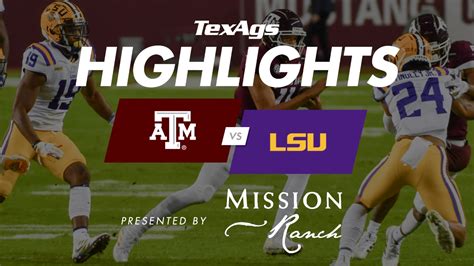 Game Highlights: Texas A&M 20, LSU 7 | TexAgs