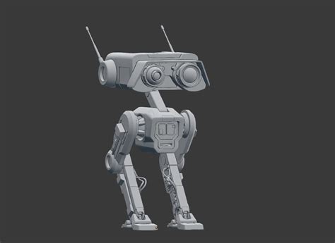 3D print model BD-1 Droid Star Wars High