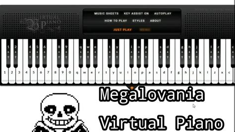 megalovania virtual piano trello- E START サーチ