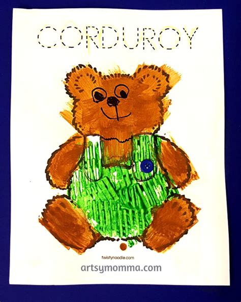 Corduroy Crafts and Activities - Cute Teddy Bear Theme! - Artsy Momma