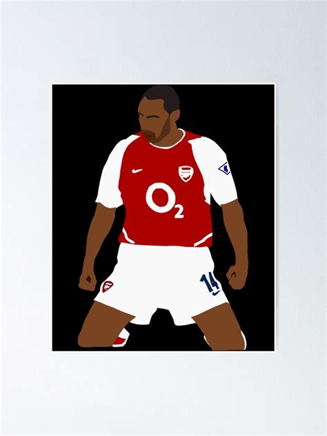 "Thierry Henry Iconic Goal Celebration " Poster for Sale by ...