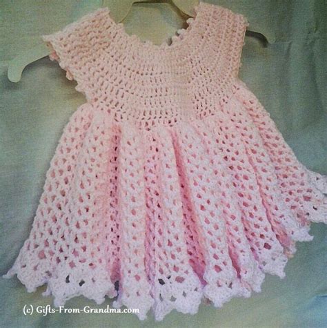 Free Crochet Patterns for Adorable Baby Dresses - FeltMagnet