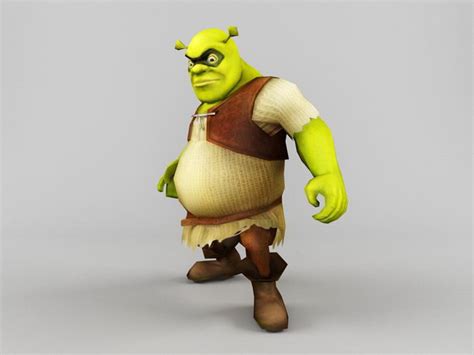 Shrek 3d model 3ds Max files free download - CadNav