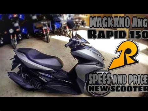 RUSI RAPID 150 SPECS AND PRICE | AEROX NG RUSI ANG GANDA NG SPECS - YouTube