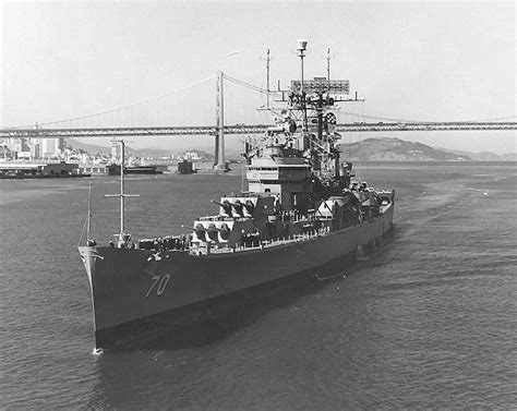 [Photo] USS Canberra off the San Francisco Naval Shipyard just prior to her inactivation work ...