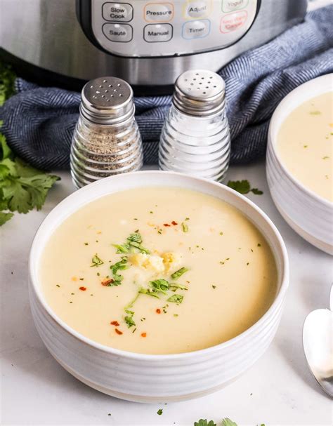 Instant Pot Cauliflower Soup - The Chunky Chef