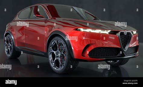 Alfa Romeo Tonale - New Italian SUV Stock Photo - Alamy