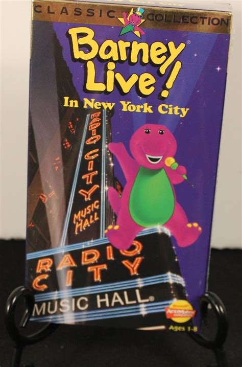 Barney Live In New York City Vhs From Radio City Music Hall Classic ...