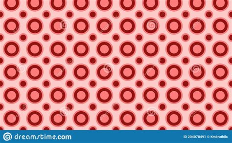 Red Circle Pattern Vector Image Stock Illustration - Illustration of ...