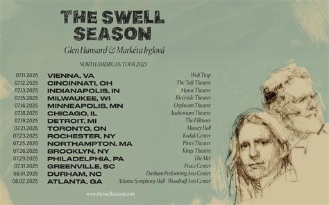 Markéta Irglová and Glen Hansard, better known as The Swell Season ...