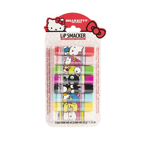 Buy Lip Smacker Sanrio Hello Kitty and Friends 8-Piece Flavored Lip ...