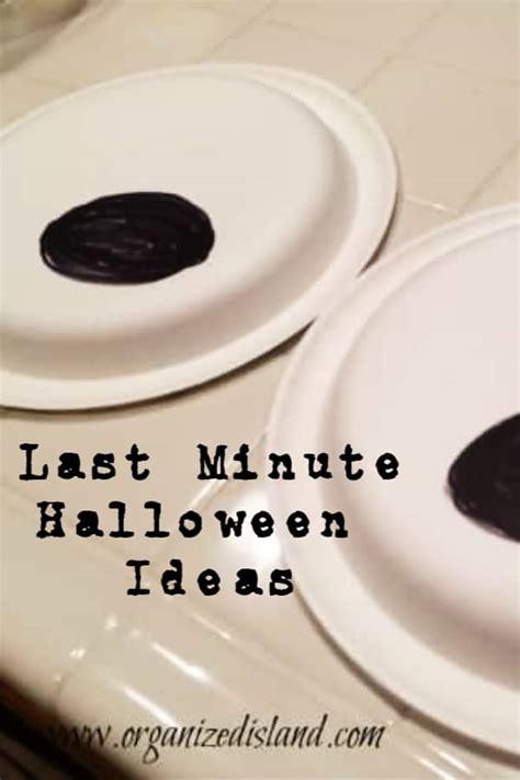 Last Minute Halloween Party Ideas - Organized Island