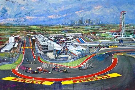 Fast Track (Austin F1 Track: Circuit of the America AKA COTA) fine art ...