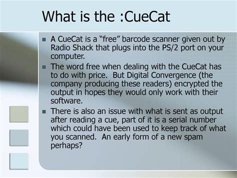 Jim Rafferty :CueCat howstuffworks.com Jim Rafferty ppt download