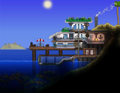 Modern Beach House : r/Terraria