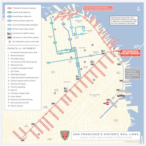 Printable San Francisco Cable Car Map - Printable Word Searches