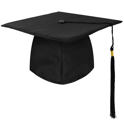 [Fast Delivery] Graduation Cap Black Unisex Adult Graduation Hat ...