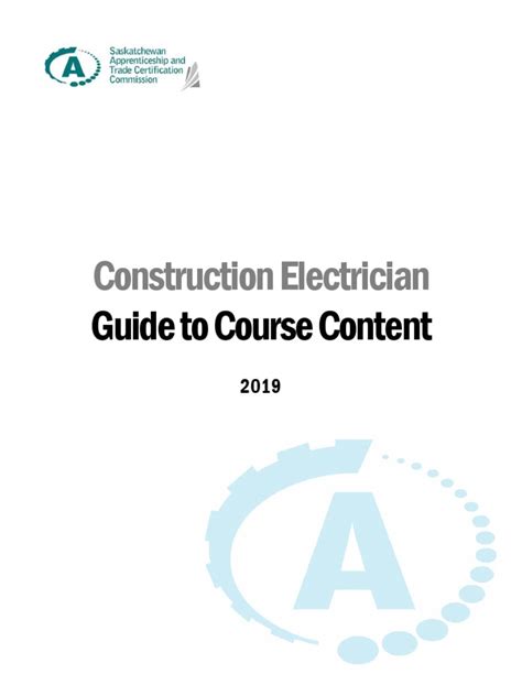 Construction Electrician Course Guide | PDF | Electrician | Apprenticeship