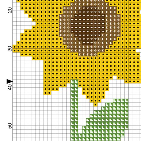 Sunflowers Cross Stitch Pattern – Daily Cross Stitch