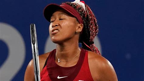 Tokyo 2020: Naomi Osaka out of Olympics tennis tournament after losing ...