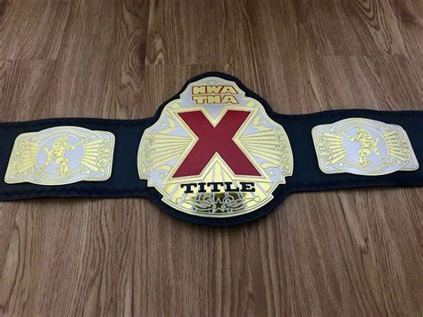 NWA TNA X Title championship wrestling Adult Size belt | Etsy