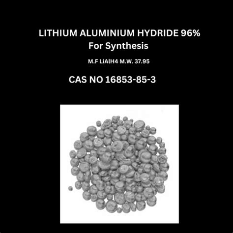 Lithium Aluminum HydrideLITHIUM ALUMINIUM HYDRIDE 96% For Synthesis at ...