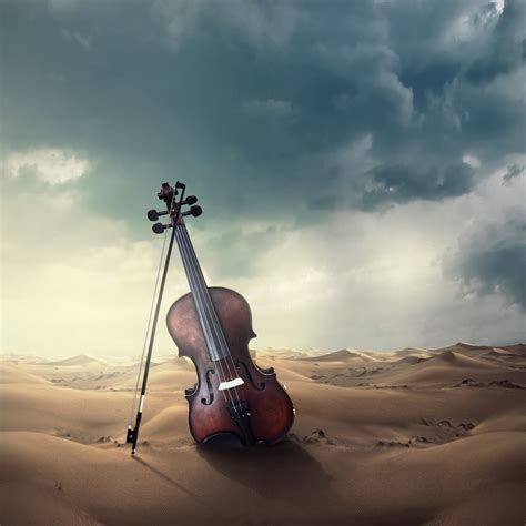 Violin Desert Free Stock Photo - Public Domain Pictures