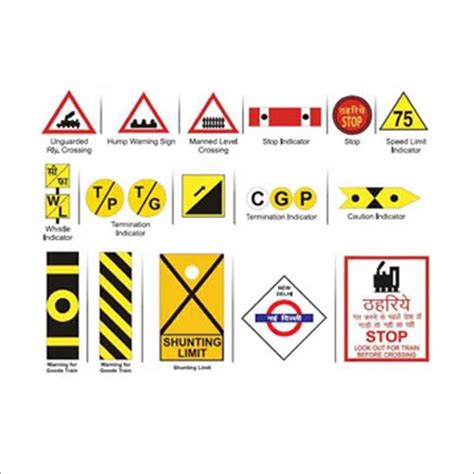 Railway Signs Usage: Road Safety at Best Price in Pune | Nikhil Infra