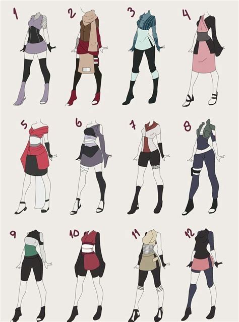 Enter: Powerful Shinobi! Naruto Various x Reader | Anime outfits ...