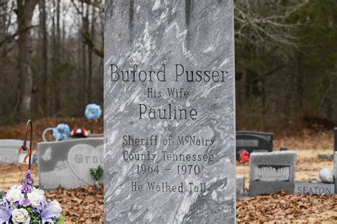 Pauline Pusser's gravesite after TBI agents exhumed her body.