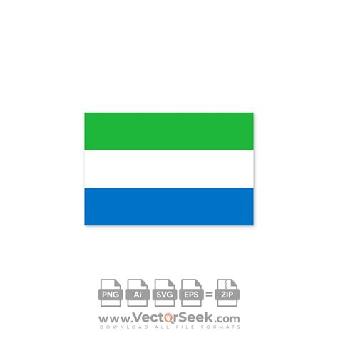 Sierra Leone Flag Vector - (.Ai .PNG .SVG .EPS Free Download)