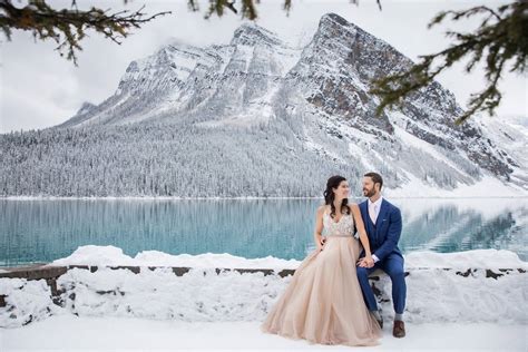 Lake Louise Winter Wonderland Wedding - Lake Louise Wedding ...