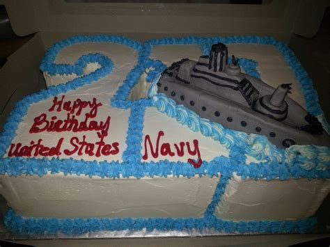 US Navy Cake | Navy cakes, Sweet cakes, Military cake