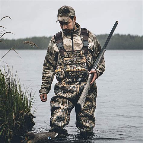 Chest Waders with Boots Hanger for Men, Camo Waterproof Fishing ...