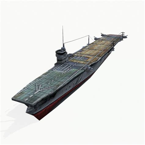 Kaga carrier 3D Model $19 - .3ds .blend .dae .fbx .max .obj .unknown ...