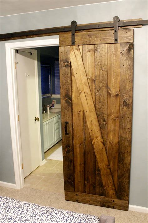 Easiest & Cheapest Way to Build a Rustic Barn Door • Charleston Crafted