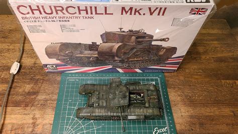 US Churchill MK.VII Tank -- Plastic Model Military Vehicle Kit -- 1/35 Scale -- #af35324 ...