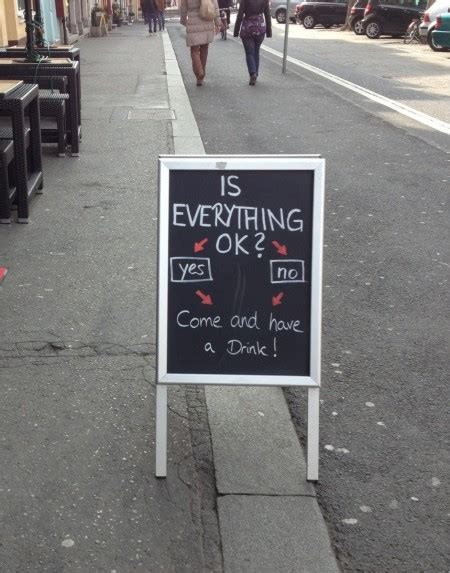 Your 5 basic types of funny chalkboard sidewalk signs