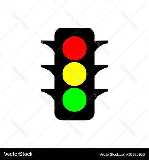 Traffic light Royalty Free Vector Image - VectorStock