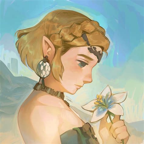 [TotK] [OC] A little fanart of Zelda with a Silent Princess : r/zelda