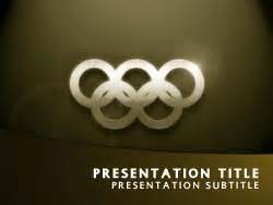 Royalty Free Olympics PowerPoint Template in Yellow