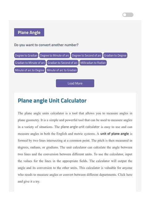 Unit of Plane Angle Calculator - The easiest way to calculate angles by PlaneAngle - Issuu