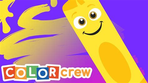 The Color Crew - Yellow | Toddler Learning Video | @BabyFirst Learn Colors, ABCs, Rhymes & More ...