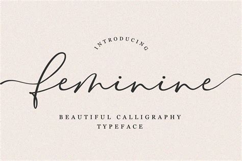 Feminine Font