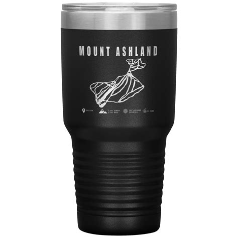 Mount Ashland Oregon Ski Resort Map 30oz Tumbler - Etsy