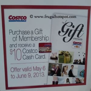 FREE $10 Costco Cash Card With Gift Membership Purchase | Frugal Hotspot