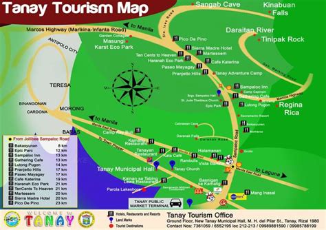 tanay rizal tourism map – Travel Up