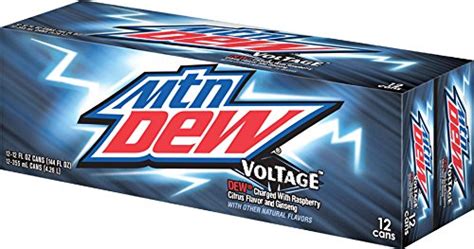 Buy Mountain Dew, Voltage, 12 fl oz. cans (12 Pack) Online at desertcart Bahamas